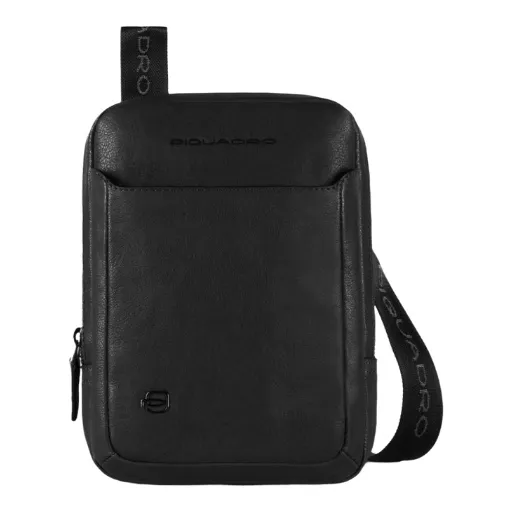 -PIQUADRO Borsello per Ipad Mini in pelle Nero CA3084B3/N