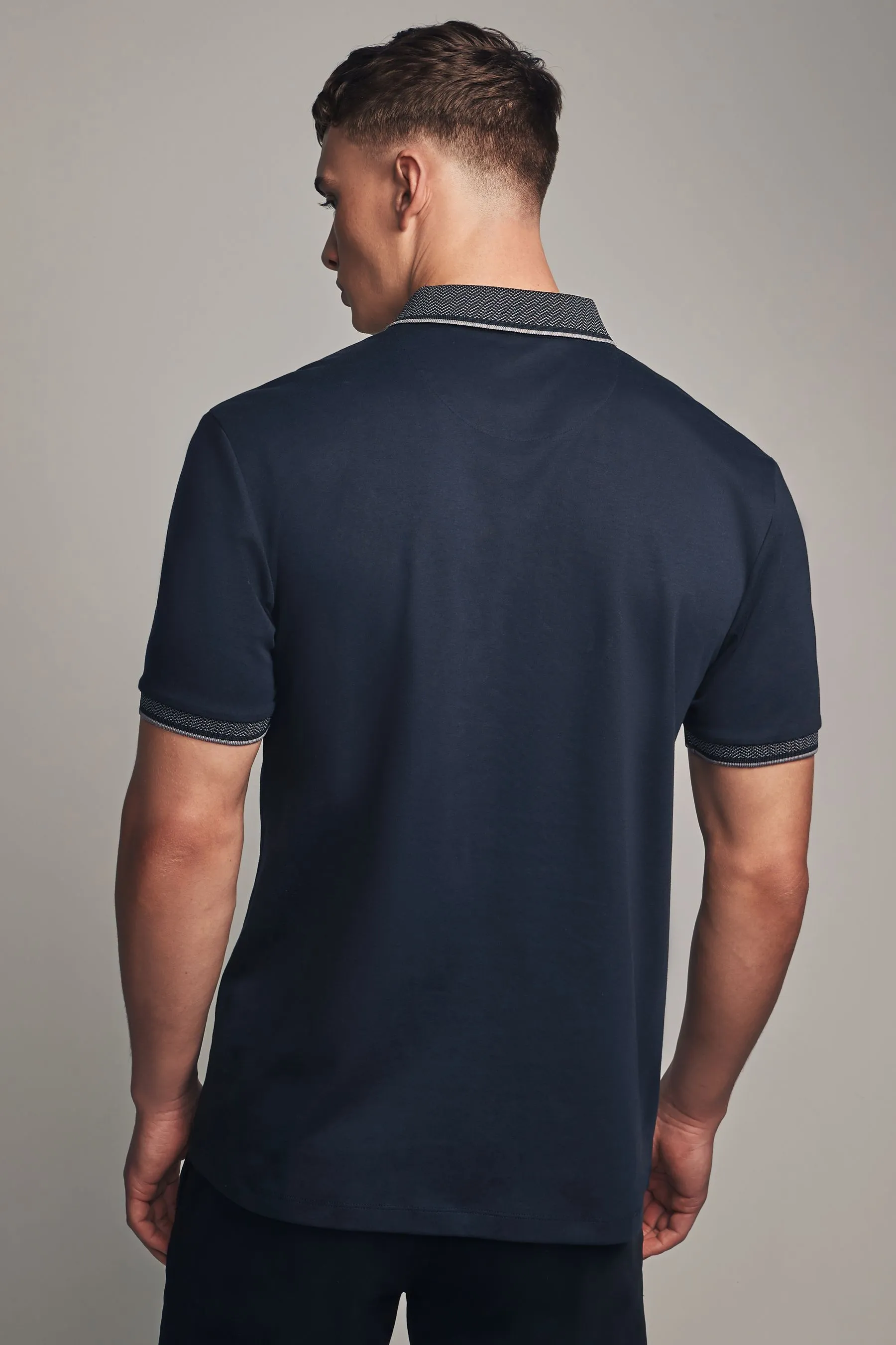 100% Cotone Maniche corte Smart Collar Polo    