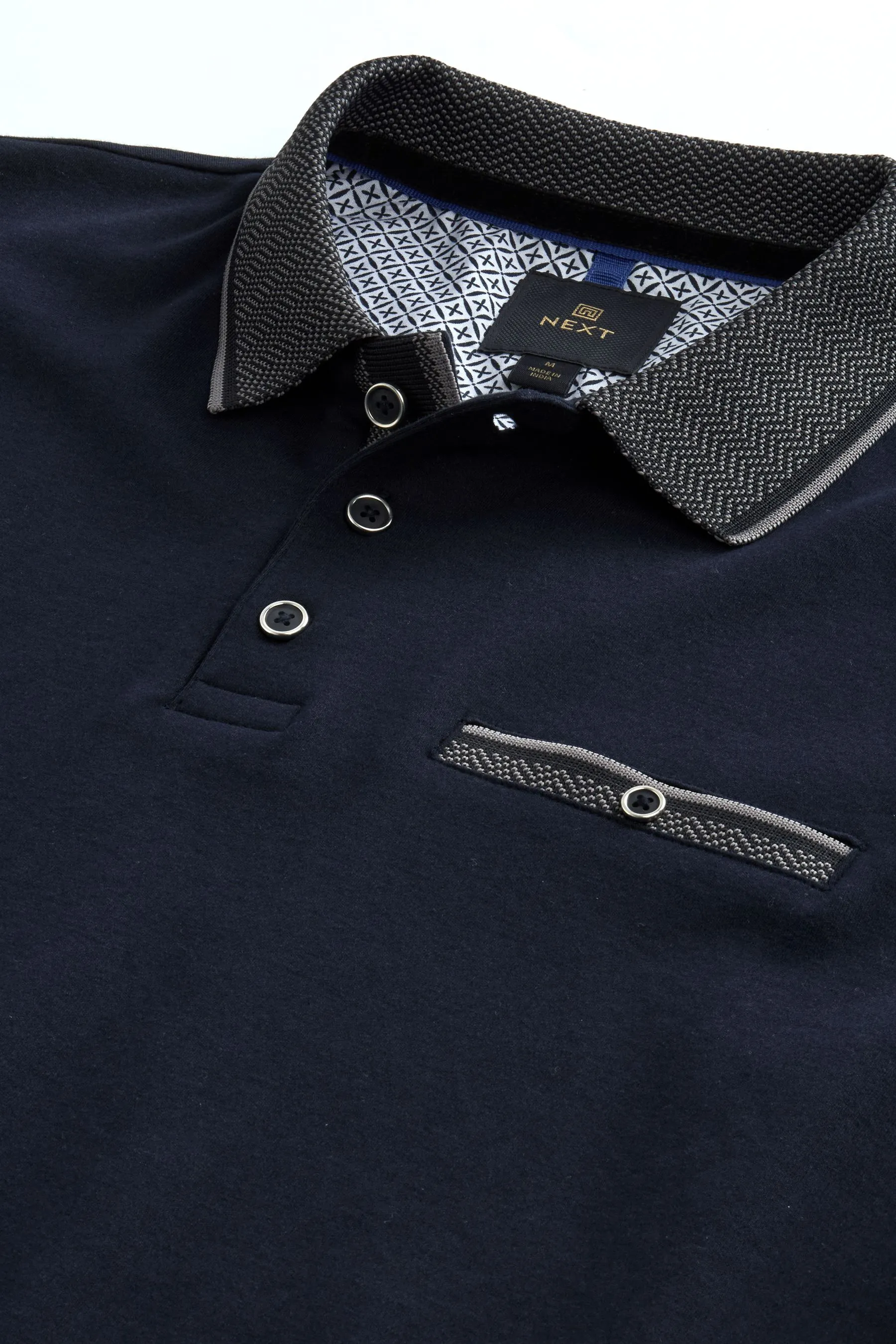 100% Cotone Maniche corte Smart Collar Polo    