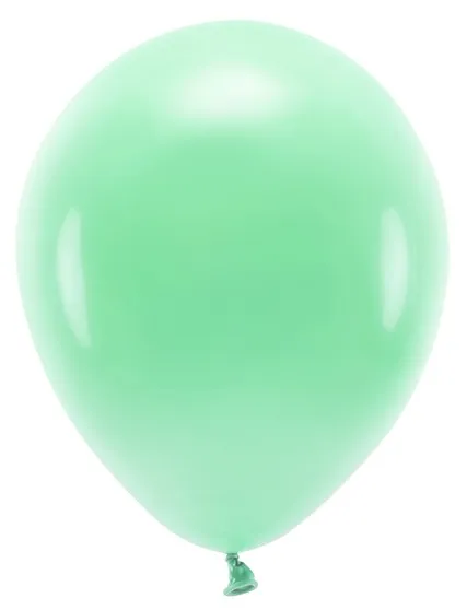 100 palloncini eco pastello verde menta 30 cm
