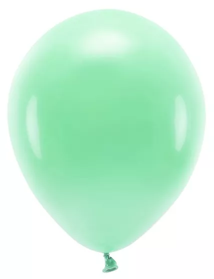 100 palloncini eco pastello verde menta 30 cm