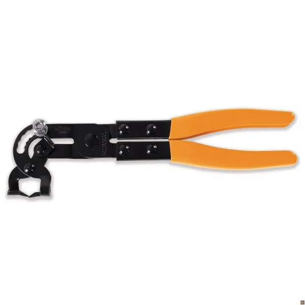 1478T - Pinza con testa orientabile per pioli in plastica con clips a pressione BETA UTENSILI 014780101