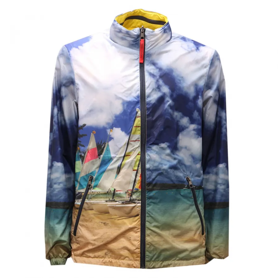 3111AF giubbotto uomo FREEDOMDAY yellow reversible   jacket man