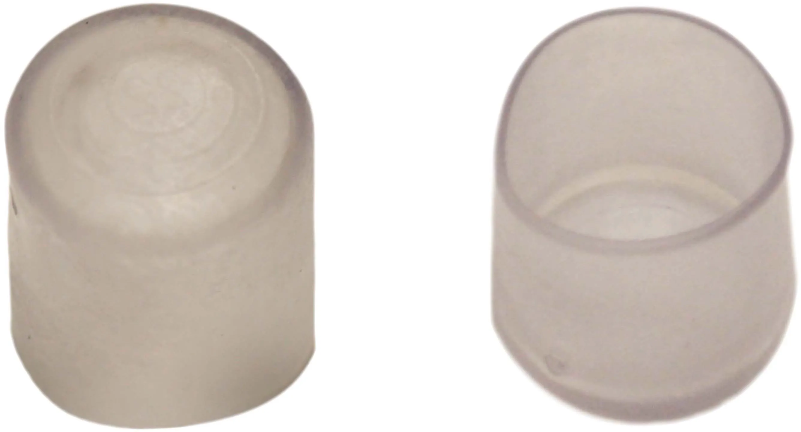 4 puntali calzanti in PVC trasparenti 25 mm