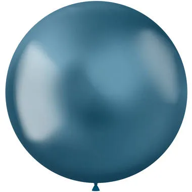 5 palloncini rotondi blu 48 cm