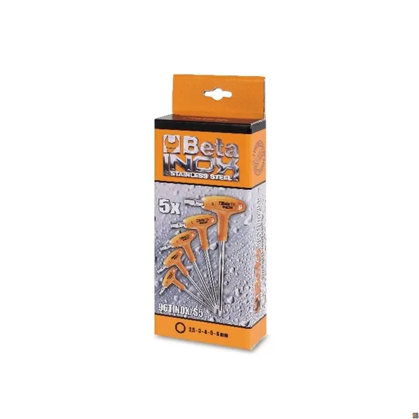 96TINOX/S5 - SERIE CHIAVI MASCHIO INOX ESAGONALE BETA UTENSILI 000961952
