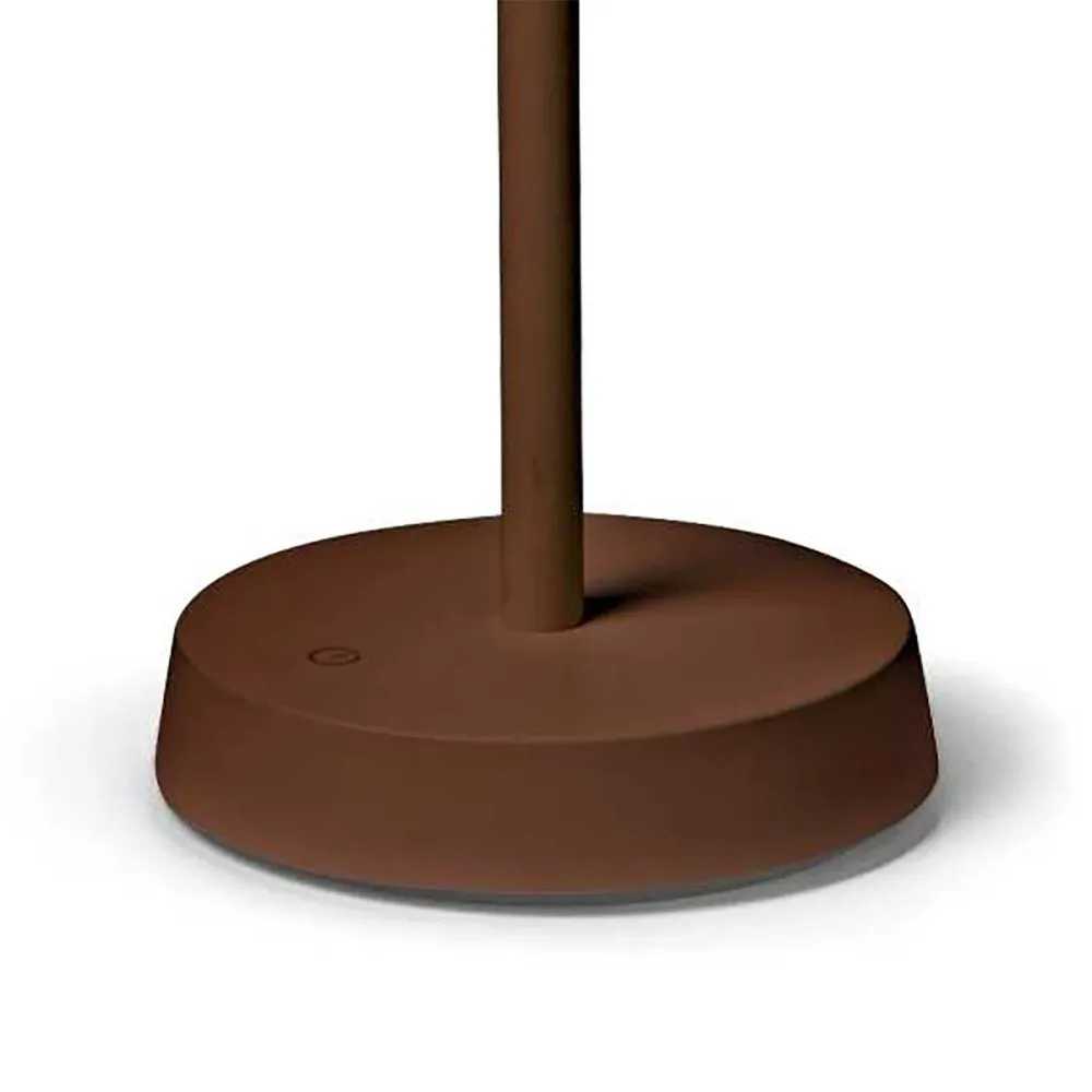 Abat-jour batteria Ideal Lux LOLITA 286747 LED IP54 250Lm corten metallo lampada tavolo classica touch
