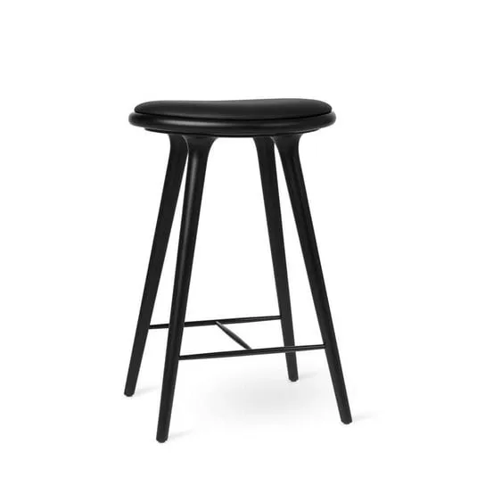 Alto Sgabello H69 Nero Faggio - Mater | Acquista online