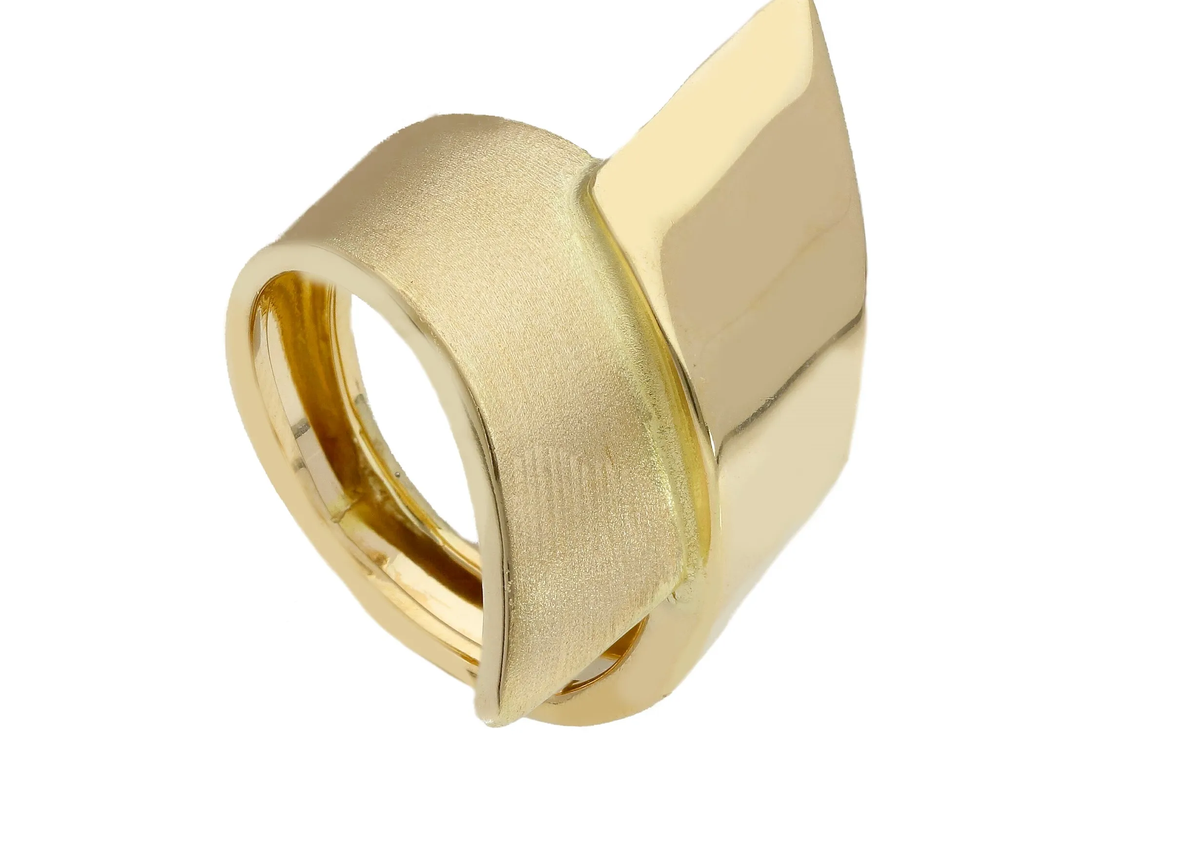 Anello abbraccio oro giallo De Stefano