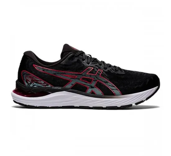 ASICS GEL-CUMULUS 23 BLACK/ELECTRIC RED - UOMO