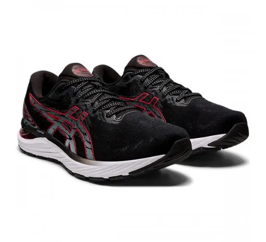 ASICS GEL-CUMULUS 23 BLACK/ELECTRIC RED - UOMO