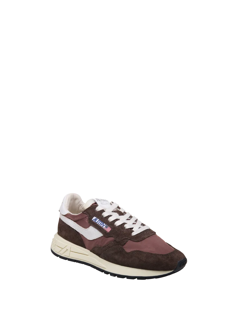  AUTRY  WOMAN AUTRY BROWN LEATHER REELWIND LOW SNEAKER