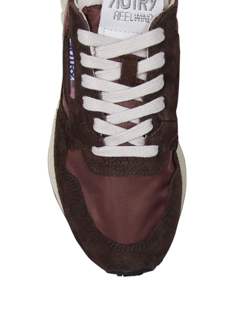  AUTRY  WOMAN AUTRY BROWN LEATHER REELWIND LOW SNEAKER