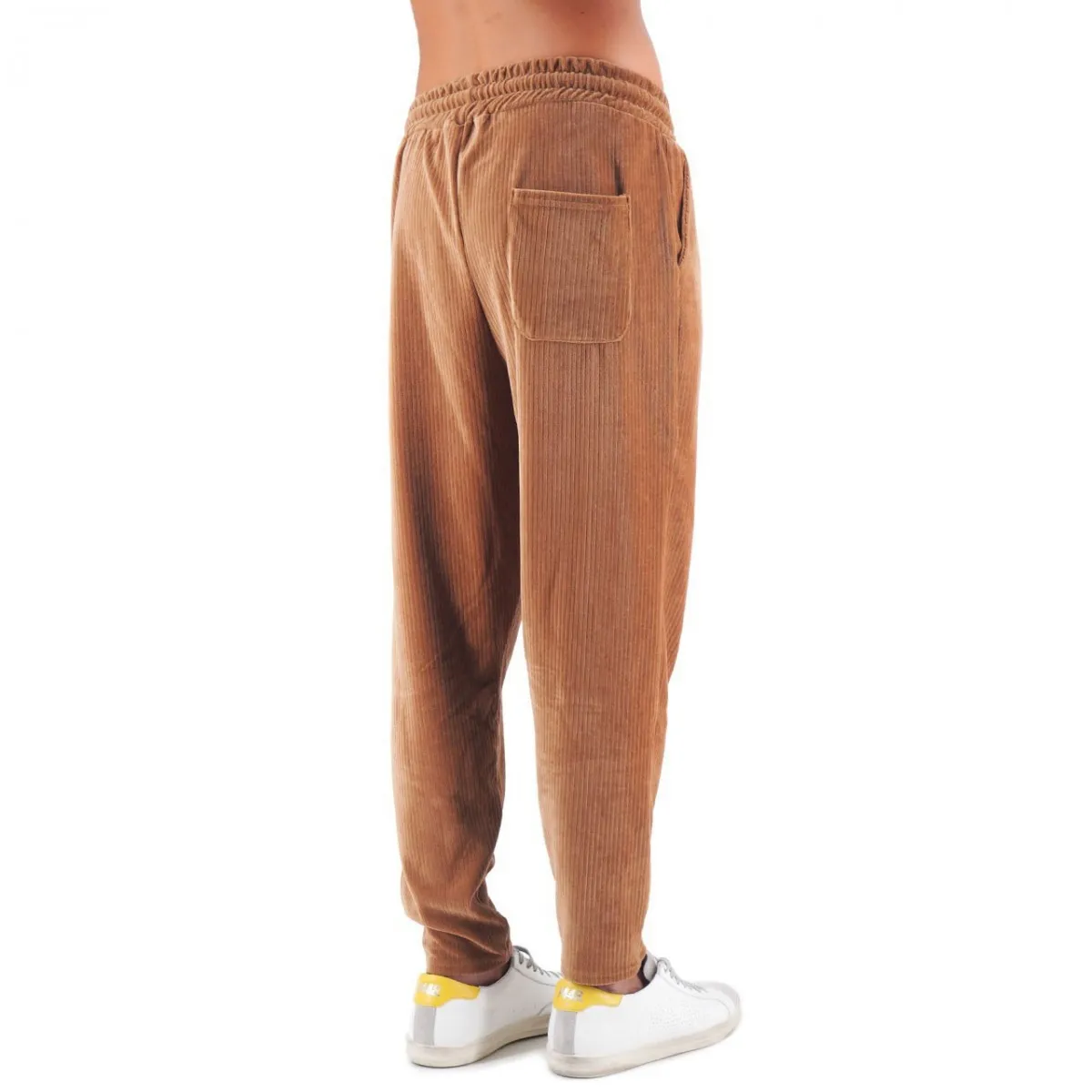 Basic Chenille Pants Marrone
