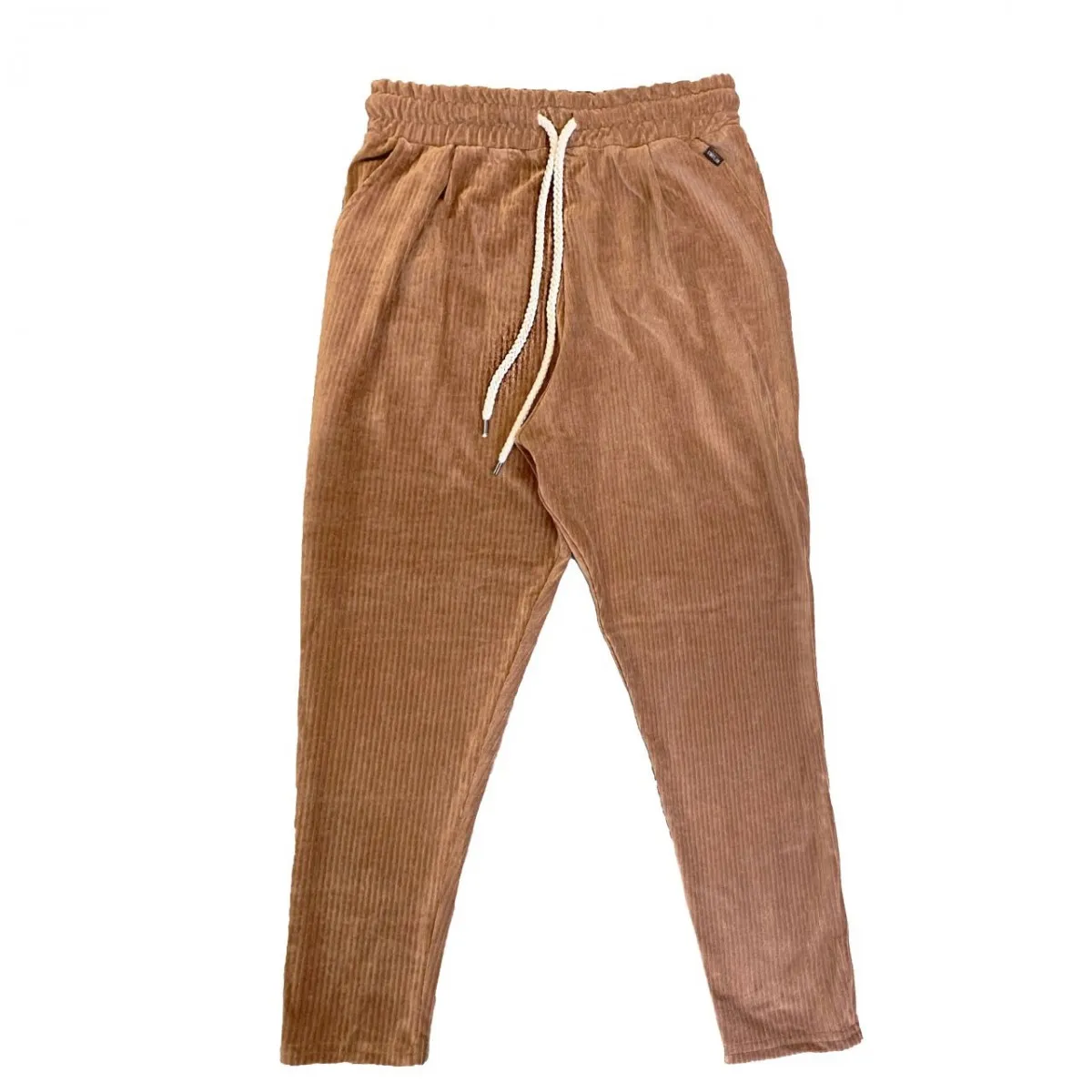 Basic Chenille Pants Marrone