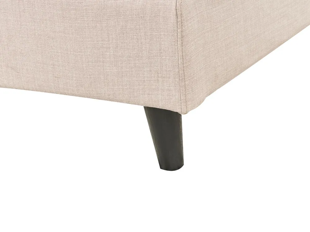 Bed Frame Cover FITOU 140 x 200 cm Beige