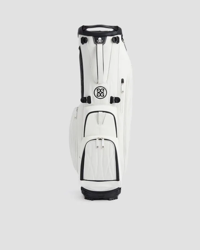Biała torba golfowa G/Fore Transporter Tour Carry Bag g4as23a20-sno