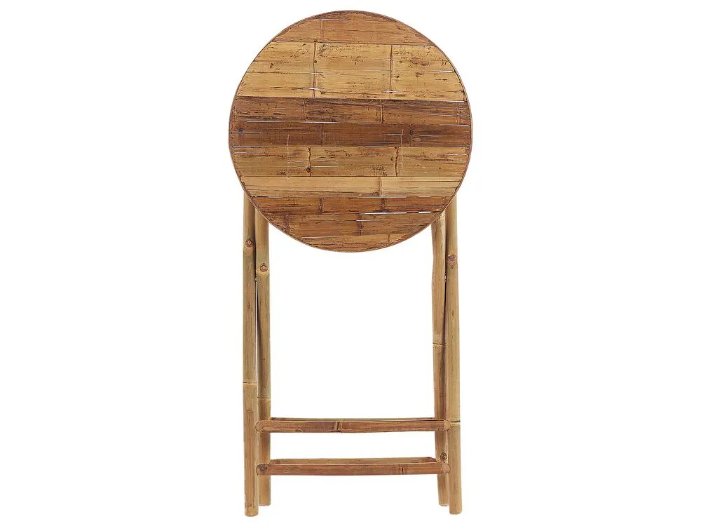 Bistro Set Folding SAVELLETRI Wood Brown