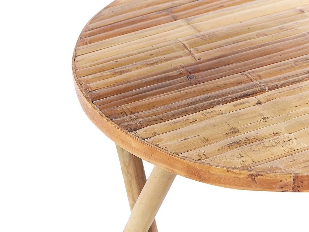 Bistro Set Folding SAVELLETRI Wood Brown