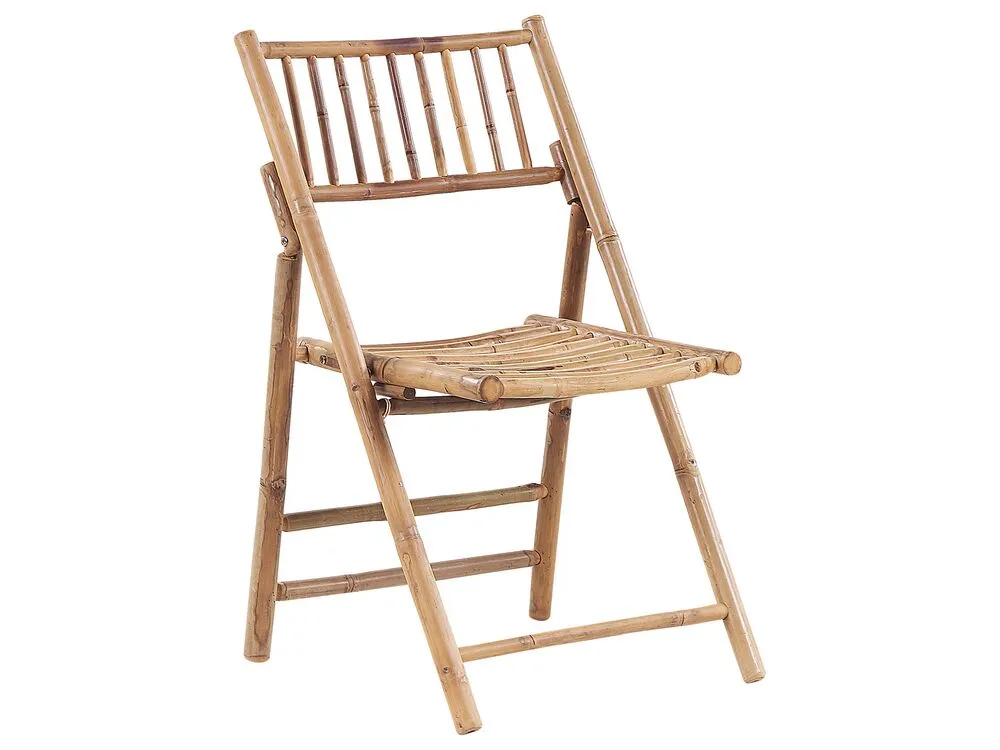 Bistro Set Folding SAVELLETRI Wood Brown