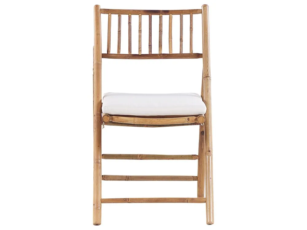 Bistro Set Folding SAVELLETRI Wood Brown