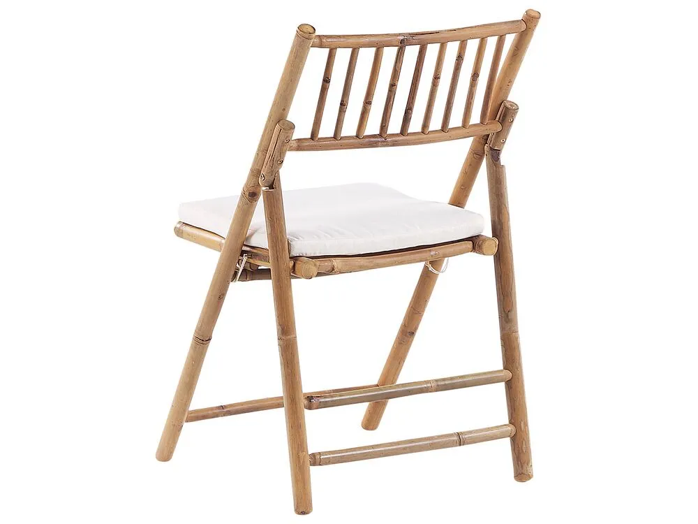 Bistro Set Folding SAVELLETRI Wood Brown