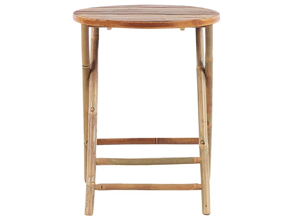 Bistro Set Folding SAVELLETRI Wood Brown