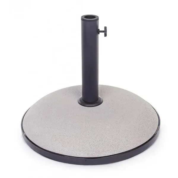 Bizzotto outdoor Base ombrellone Barry tondo 30kg tortora