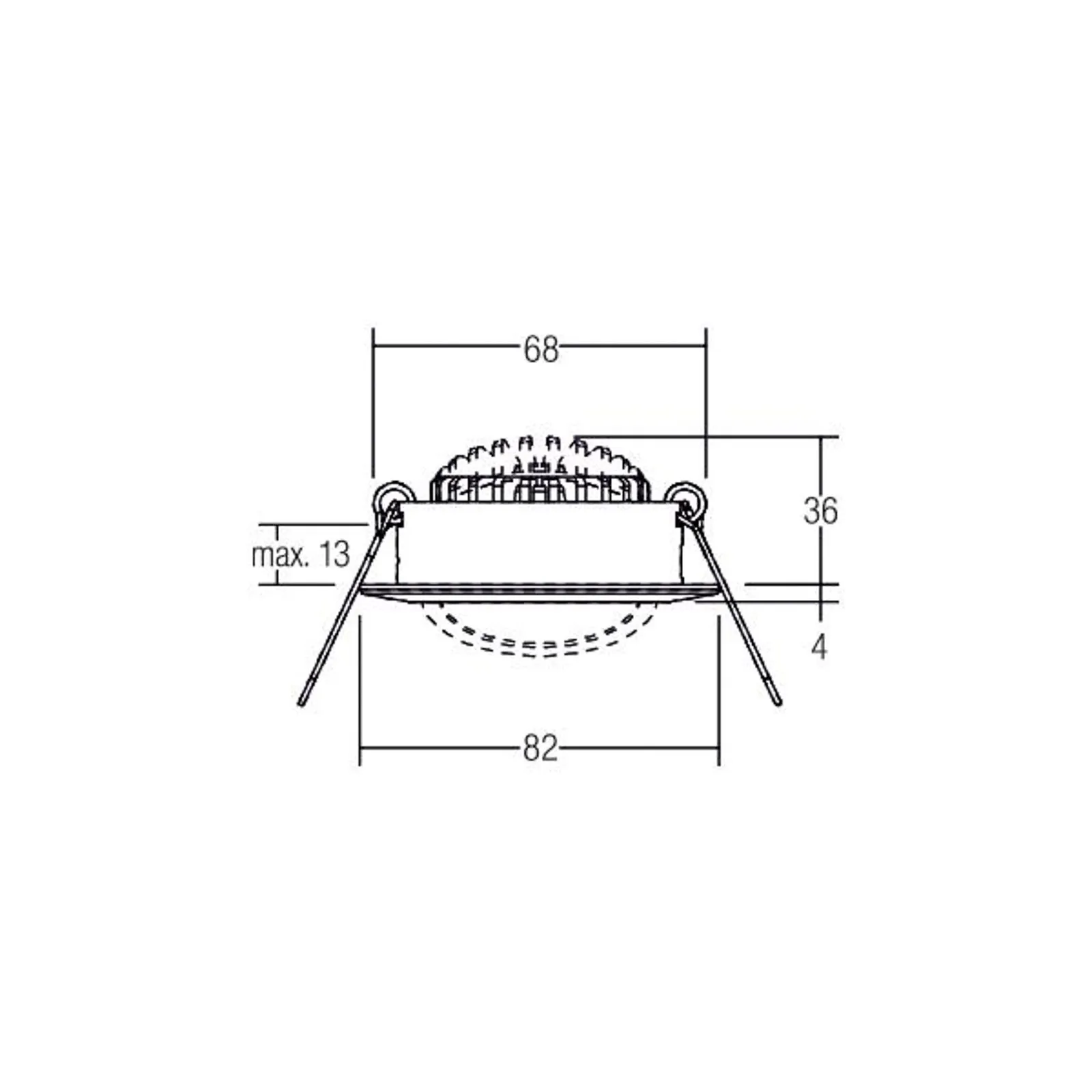BRUMBERG BB03 incasso DALI box bianco strutturato
