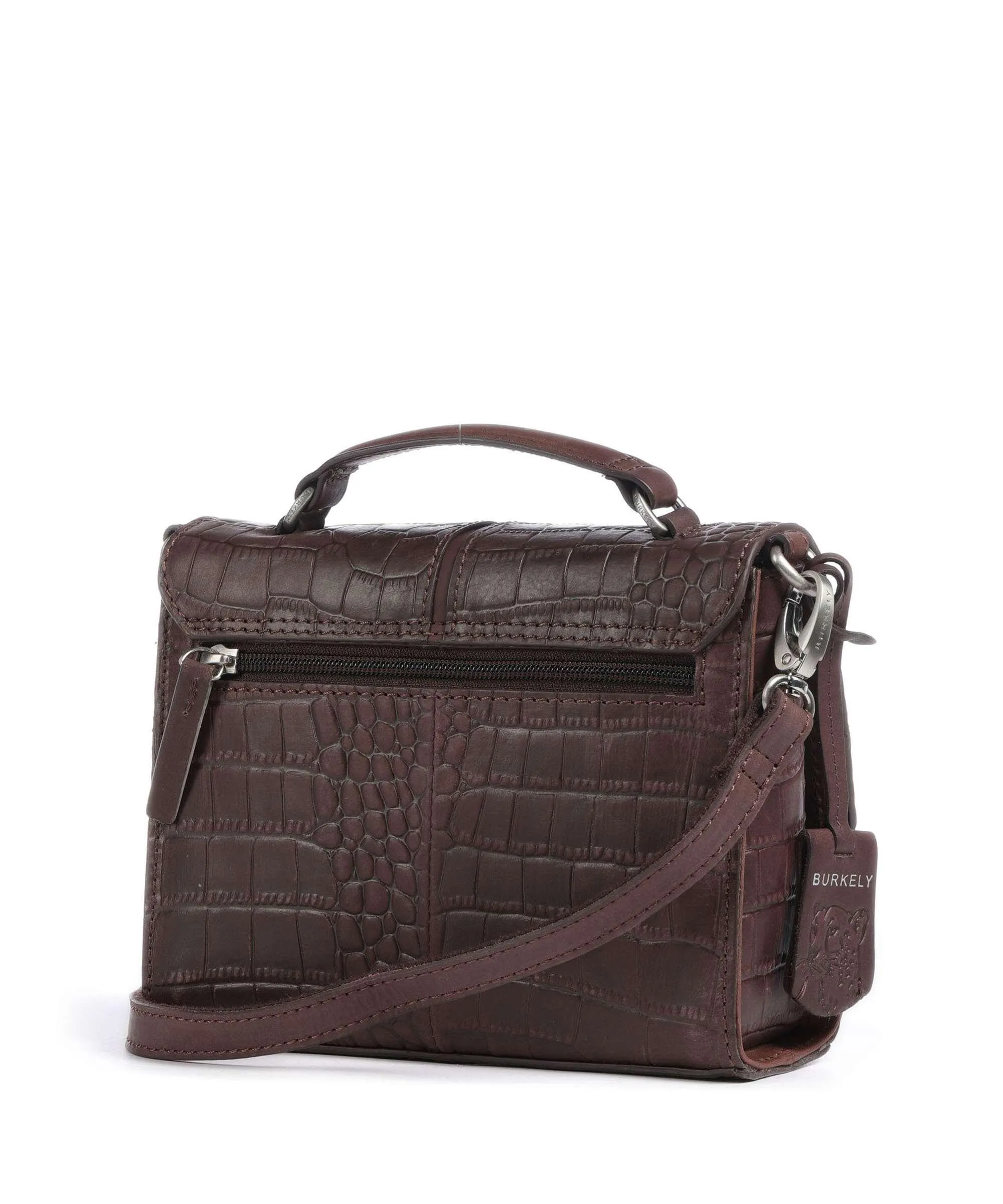  Burkely Cool Colbie Borsa a tracolla pelle in rilievo marrone scuro  