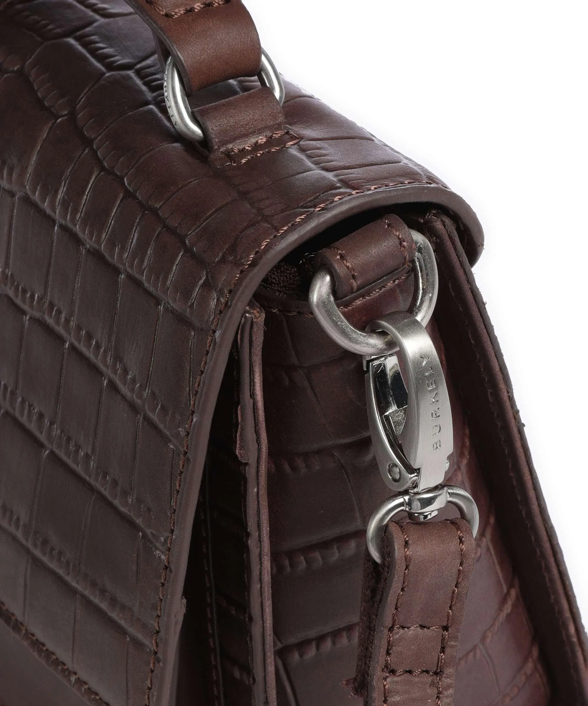  Burkely Cool Colbie Borsa a tracolla pelle in rilievo marrone scuro  