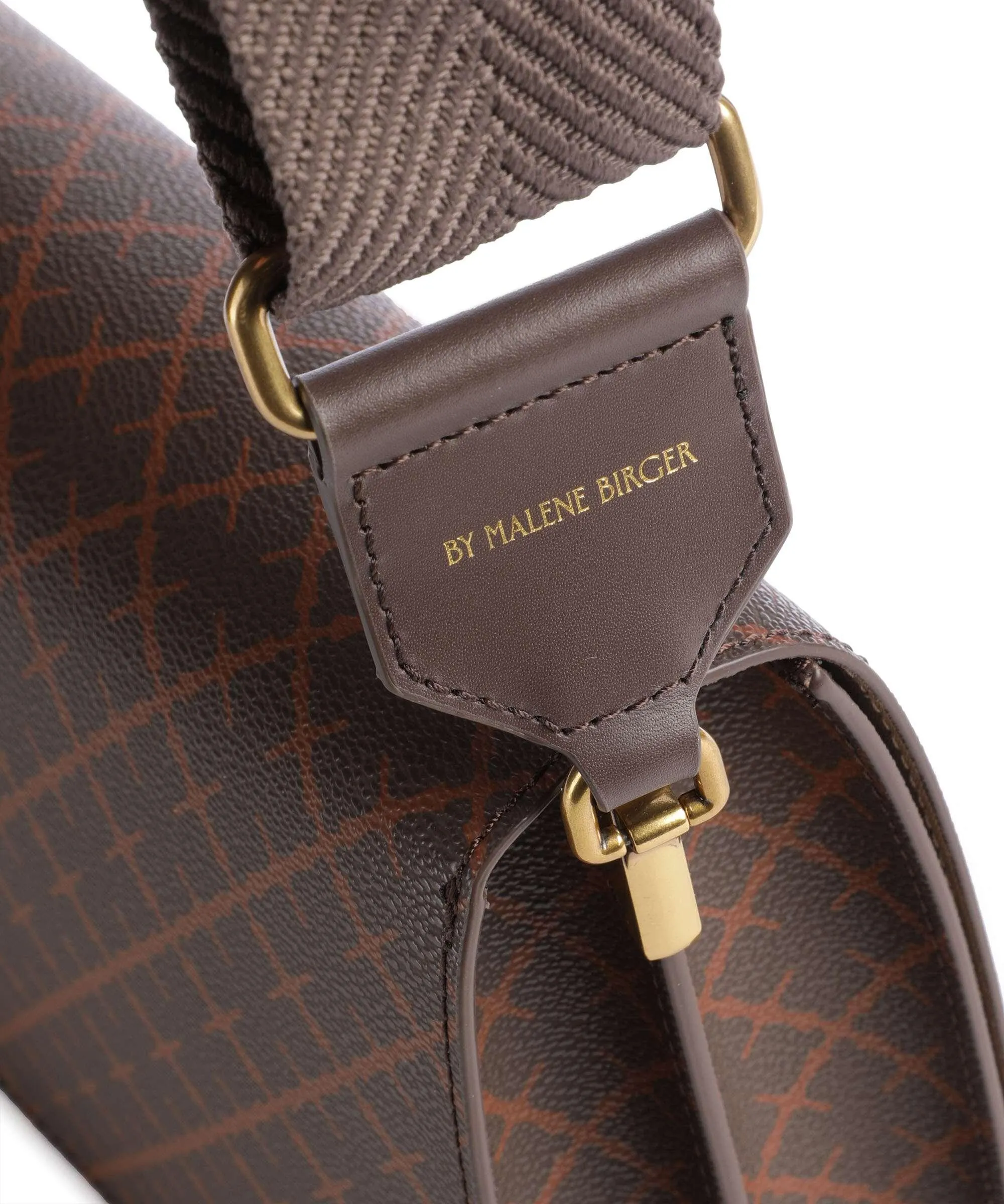 by Malene Birger Loenna Borsa a tracolla pelle sintetica marrone  