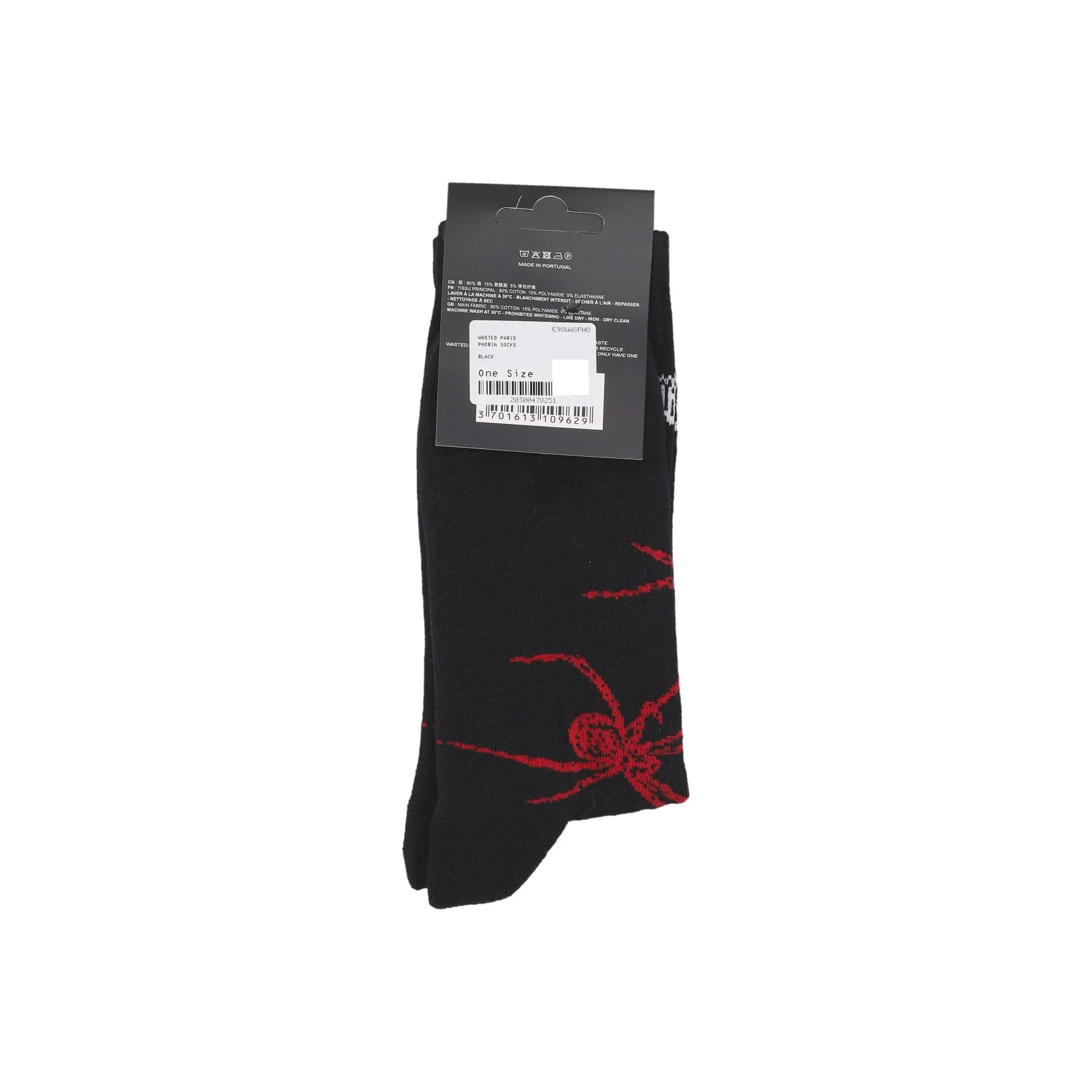 Calza Media Uomo Phobia Socks Black