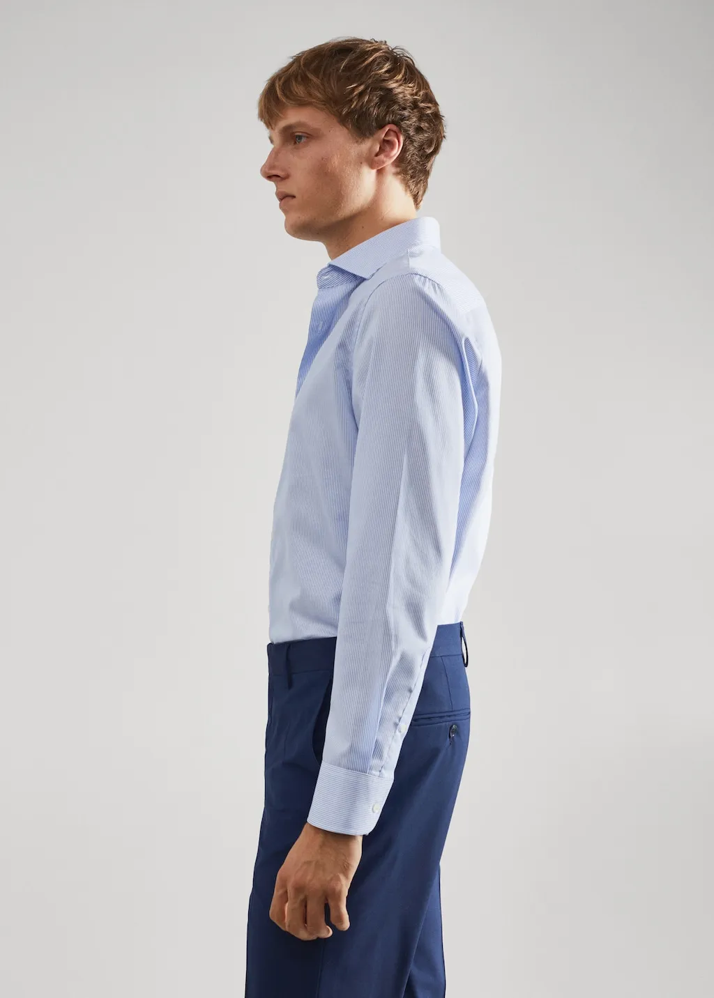 Camicia completo slim fit millerighe