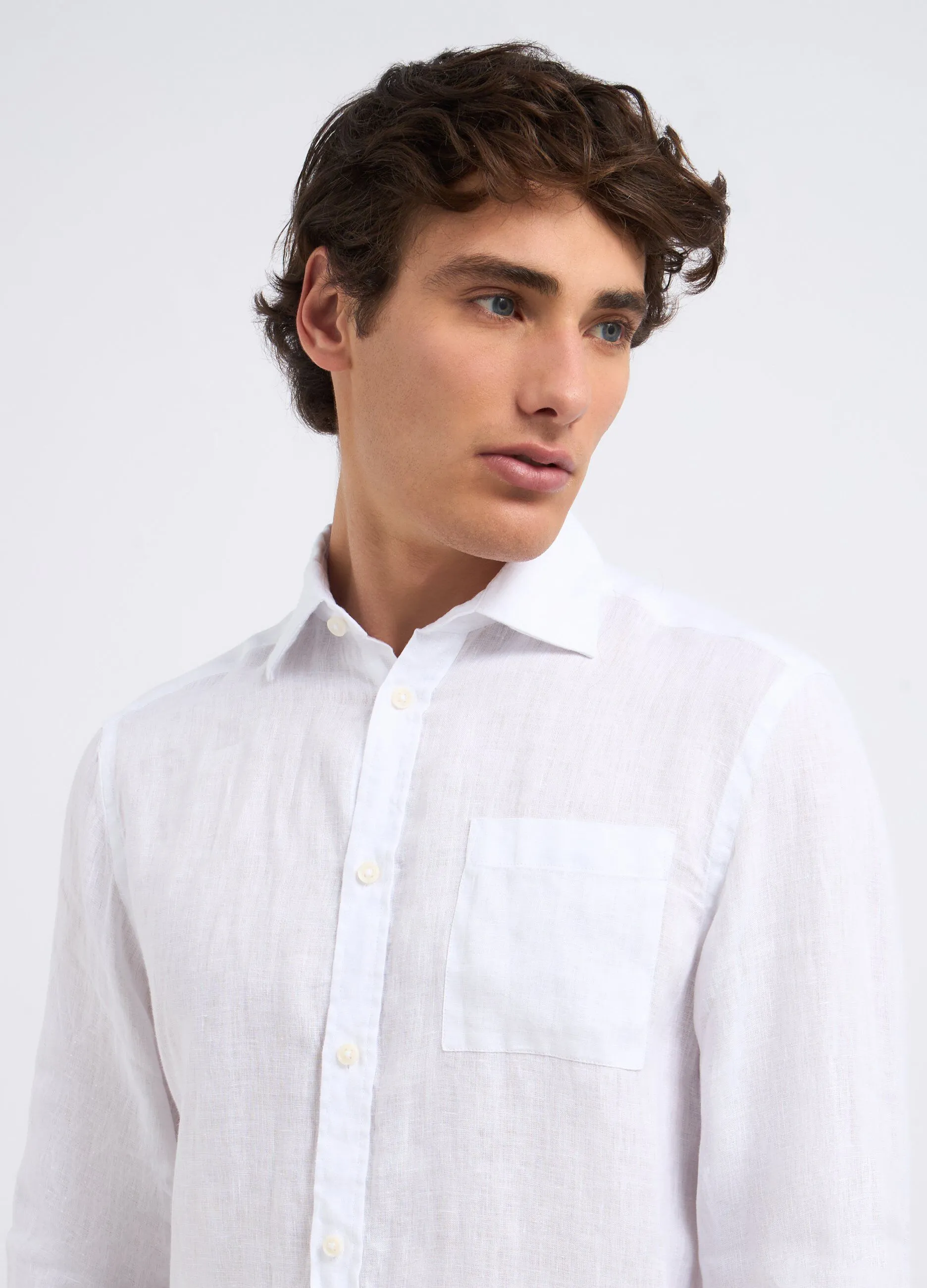 Camicia in puro lino uomo
