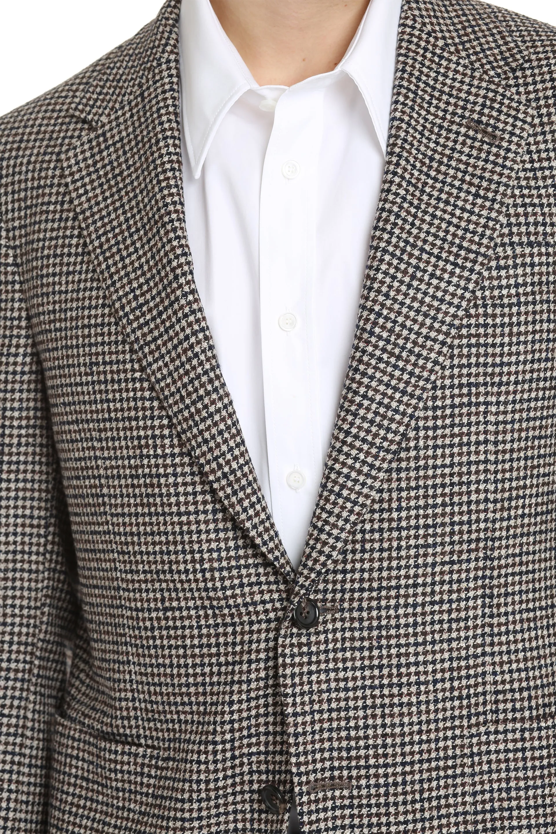 Canali Blazer in lana pied-de-poule
