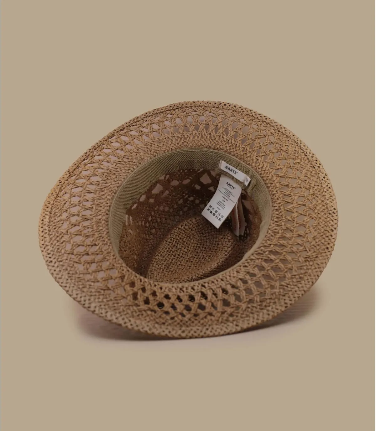   Cappello fedora di paglia da donna     Aratua Hat light brown     