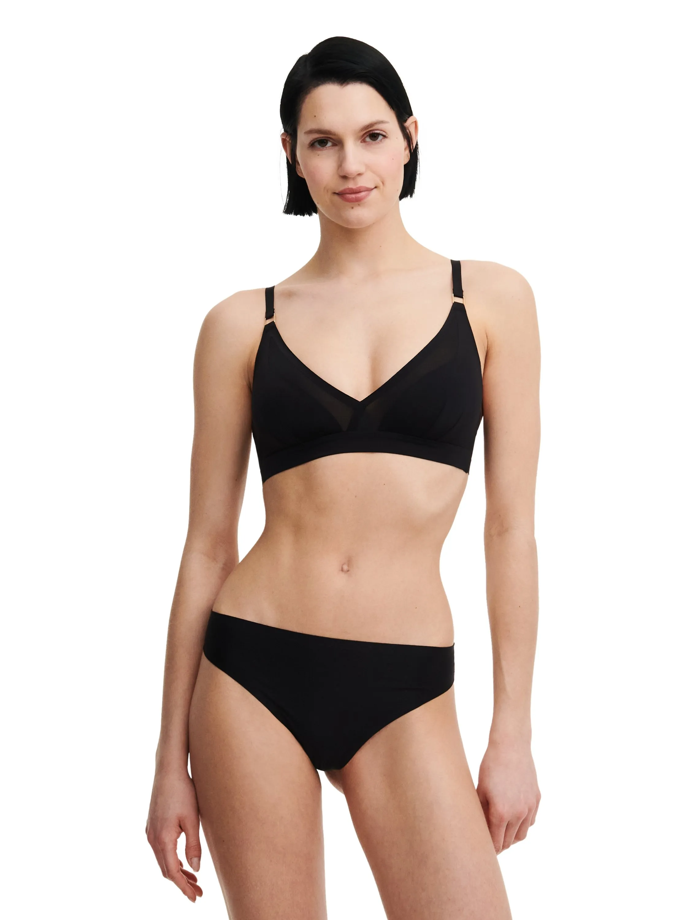  CHANTELLE   PURE LIGHT - Soutien-gorge sans armature triangle | Noir