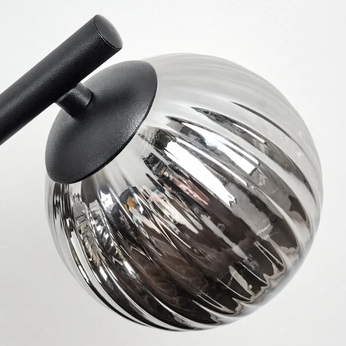 Chehalis Plafoniera, Lampada a sfera Grigio fumo, 3-Luci