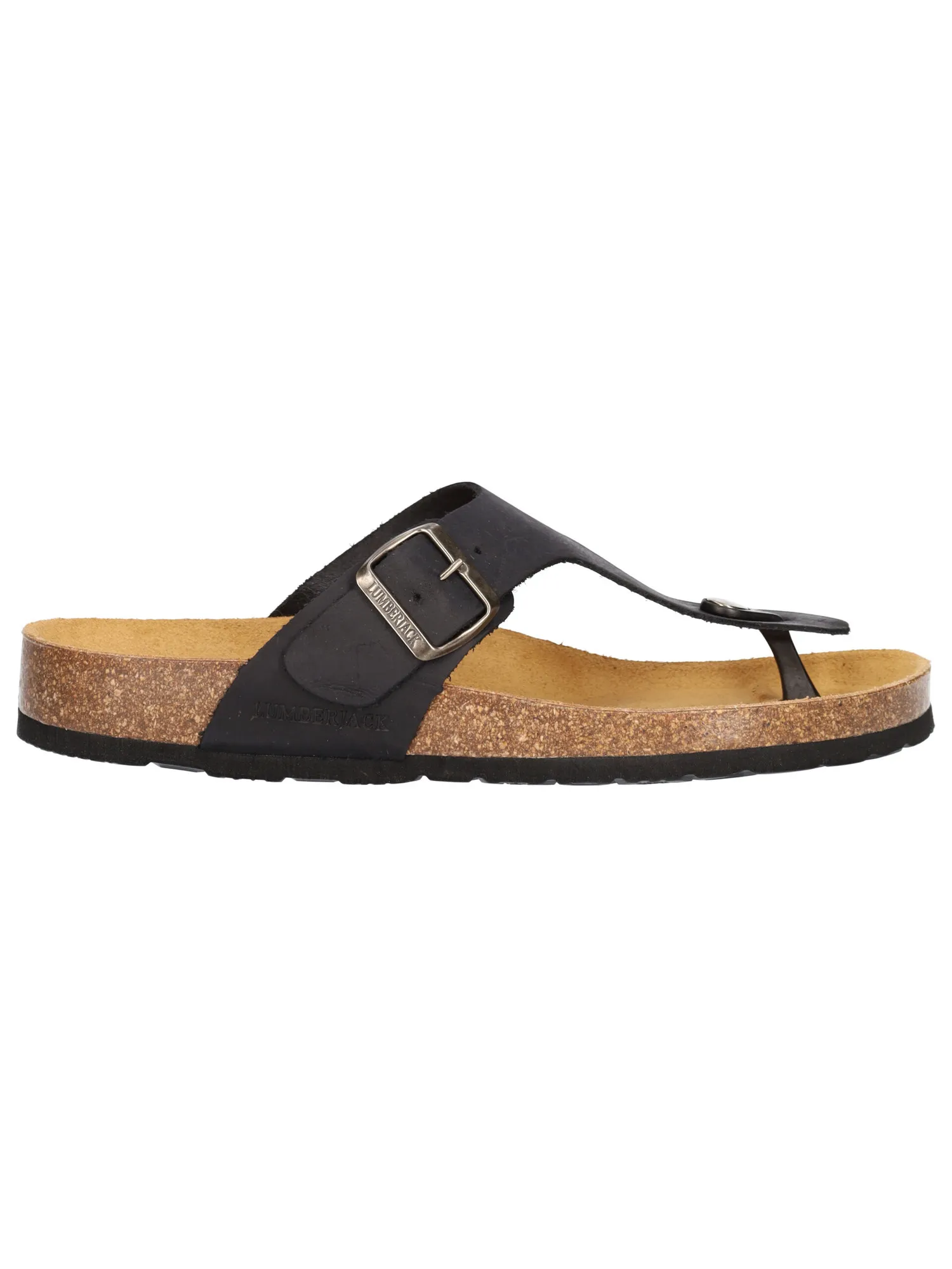 Ciabatta infradito Lumberjack Flint da uomo nera