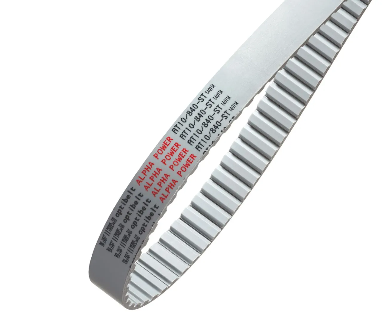 Cinghia sincrona OPTIBELT, 124 denti, passo 10mm, dimensioni 1240mm x 12mm