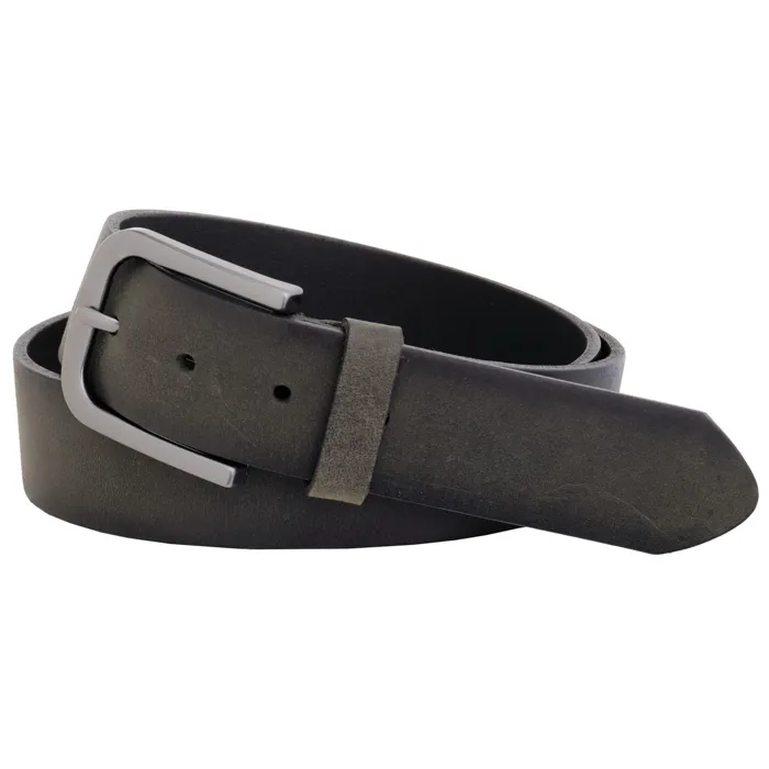 Cintura di jeans in pelle Henk ter Horst. Nero