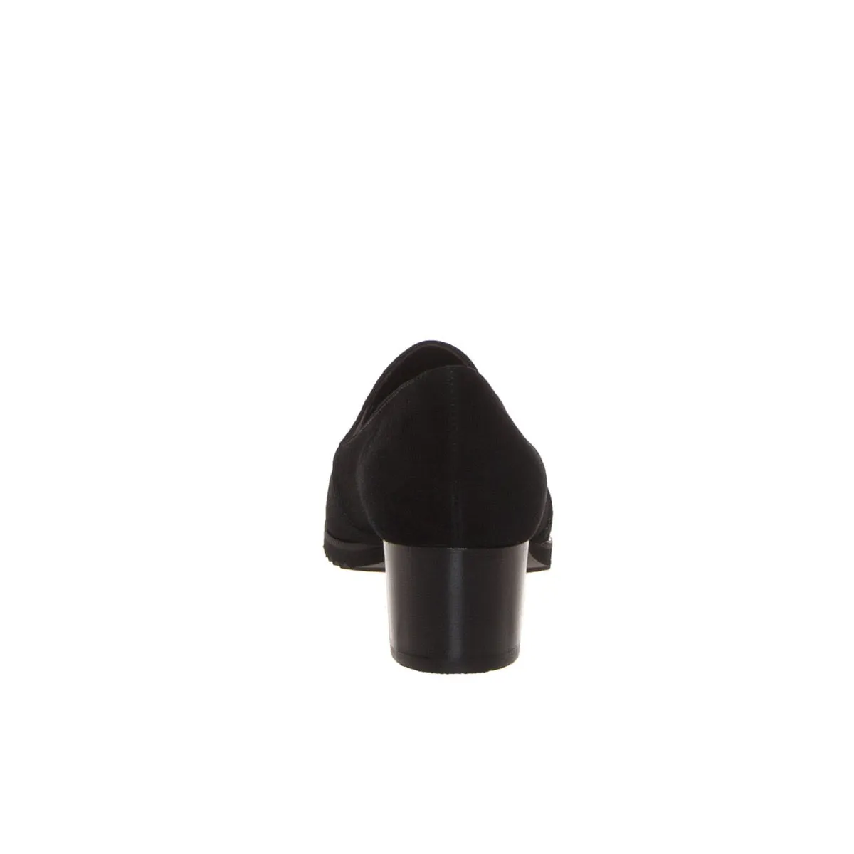 CINZIA VALLE 8764 DECOLLETE DONNA CAMOSCIO VERNICE NERO  