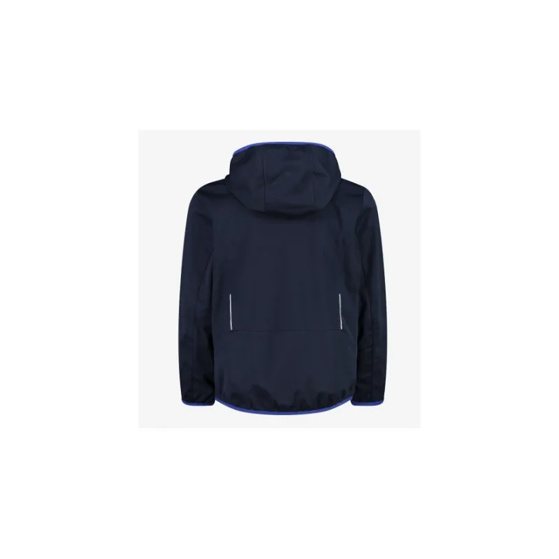 Cmp Kid Fix Hood Softshell Leggero Capp Blu/Bluette Junior