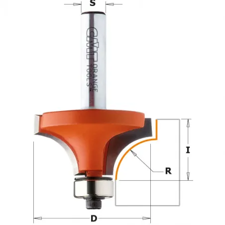 CMT Fresa Raggio Concavo con Cuscinetto R3,2 | 738.190.11