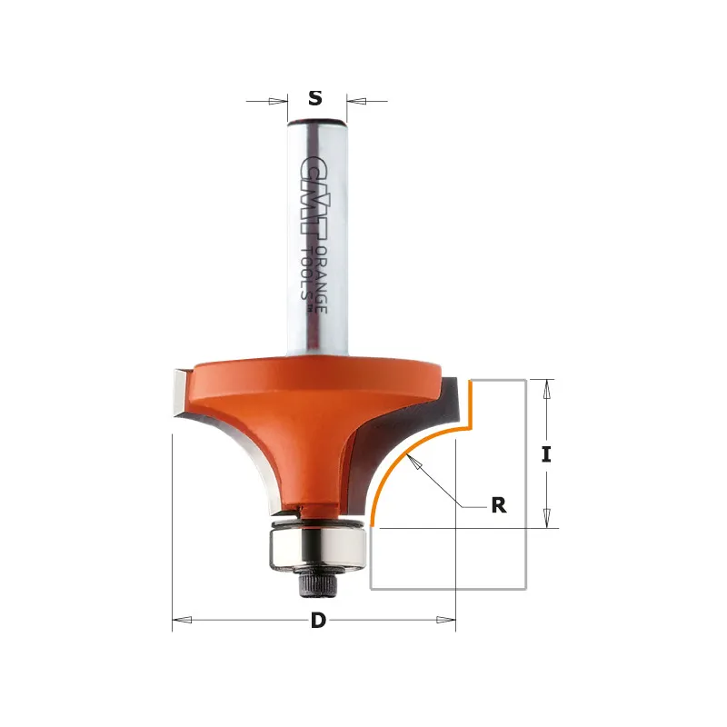 CMT Fresa Raggio Concavo con Cuscinetto R3,2 | 738.190.11