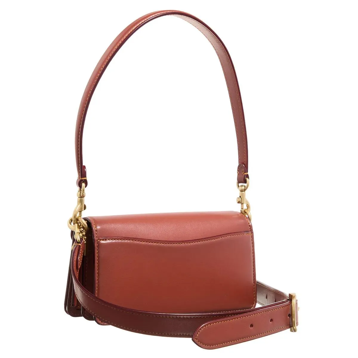 Coach Coated Canvas Signature Tabby Shoulder Bag 20 Refr Tan rust 