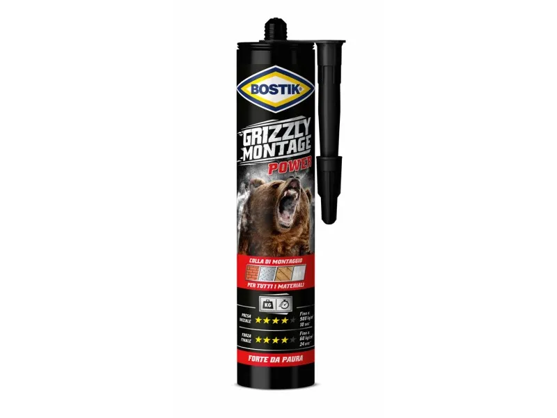 Colla di montaggio Bostik Grizzly Montage Power cartuccia 370 g