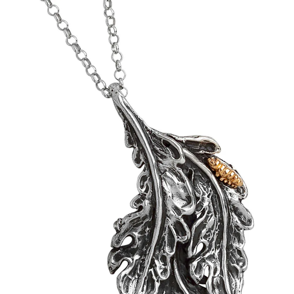 collana Argento 925 con Pendente donna Bottega Boccadamo Verde Carezza