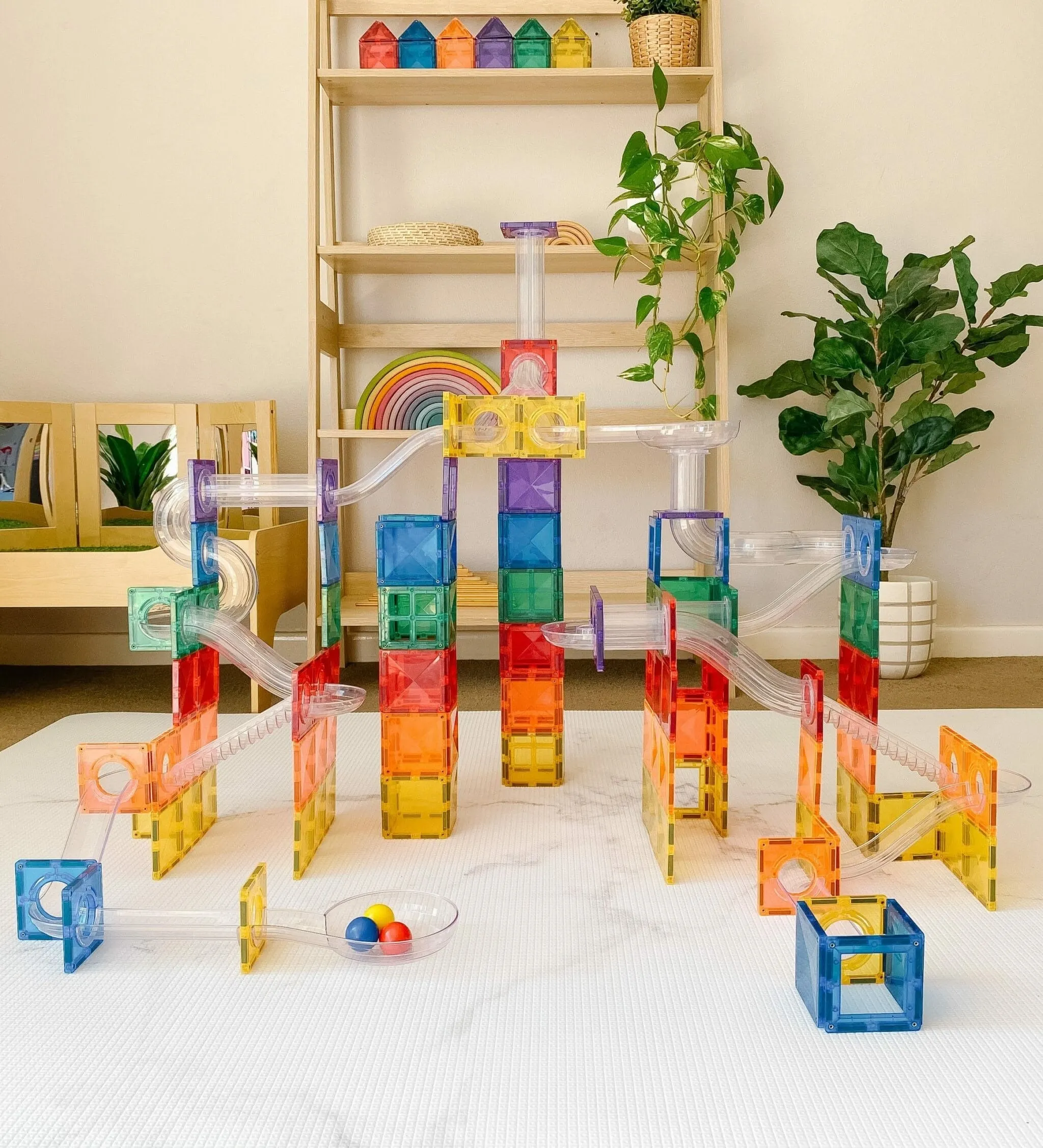 Connetix - Ball run 92 pz rainbow